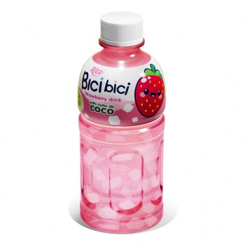 Bici Bici Strawberry Drink with Nata de Coco 320ml